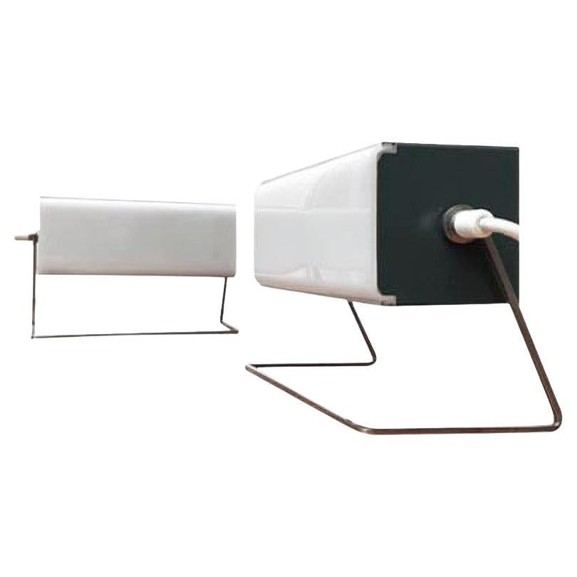 Set of 2 Mid-Century German Space Age Table Lamps from Leclaire & Schäfer, 1960s For Sale