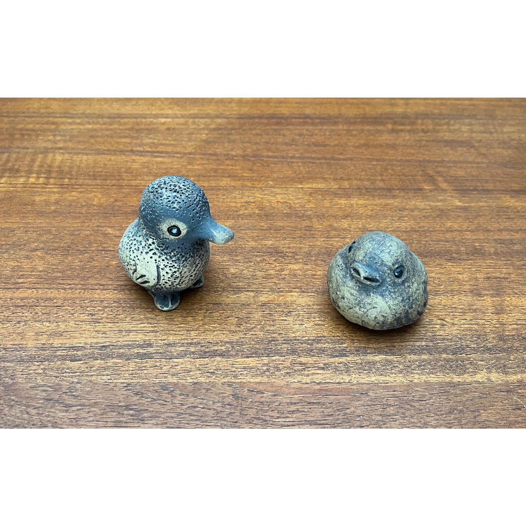 Ensemble de 2 figurines d'oiseaux en Studio Pottery allemand du milieu du siècle dernier, 1960 en vente 7