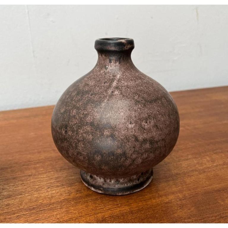 Tedesco Set di 2 vasi e ciotole in Studio Pottery di Monika Maetzel, 1960, Germania, metà secolo. in vendita