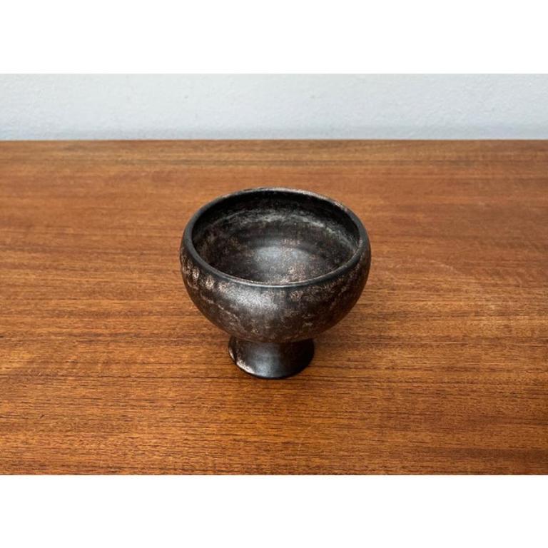 Set di 2 vasi e ciotole in Studio Pottery di Monika Maetzel, 1960, Germania, metà secolo. in vendita 2