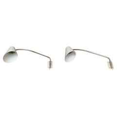 Set di 2 lampade da parete tedesche di metà secolo di Kaiser Leuchten