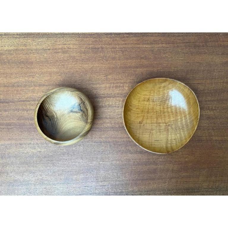 Tedesco Set di 2 ciotole in legno tedesche di metà secolo, anni '60 in vendita