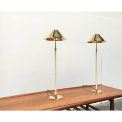 Set of 2 Mid-Century Hollywood Regency Brass Table Lamp, 1960s