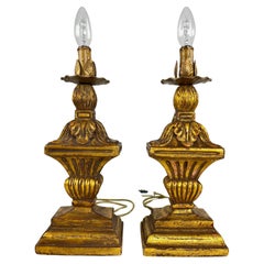 Set Of 2 Mid-Century Italian 1950s Table Lamps