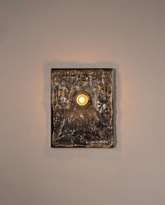 Set of 2 Mid-Century Italian Murano Sculptural Wall Lamps, 1970’s