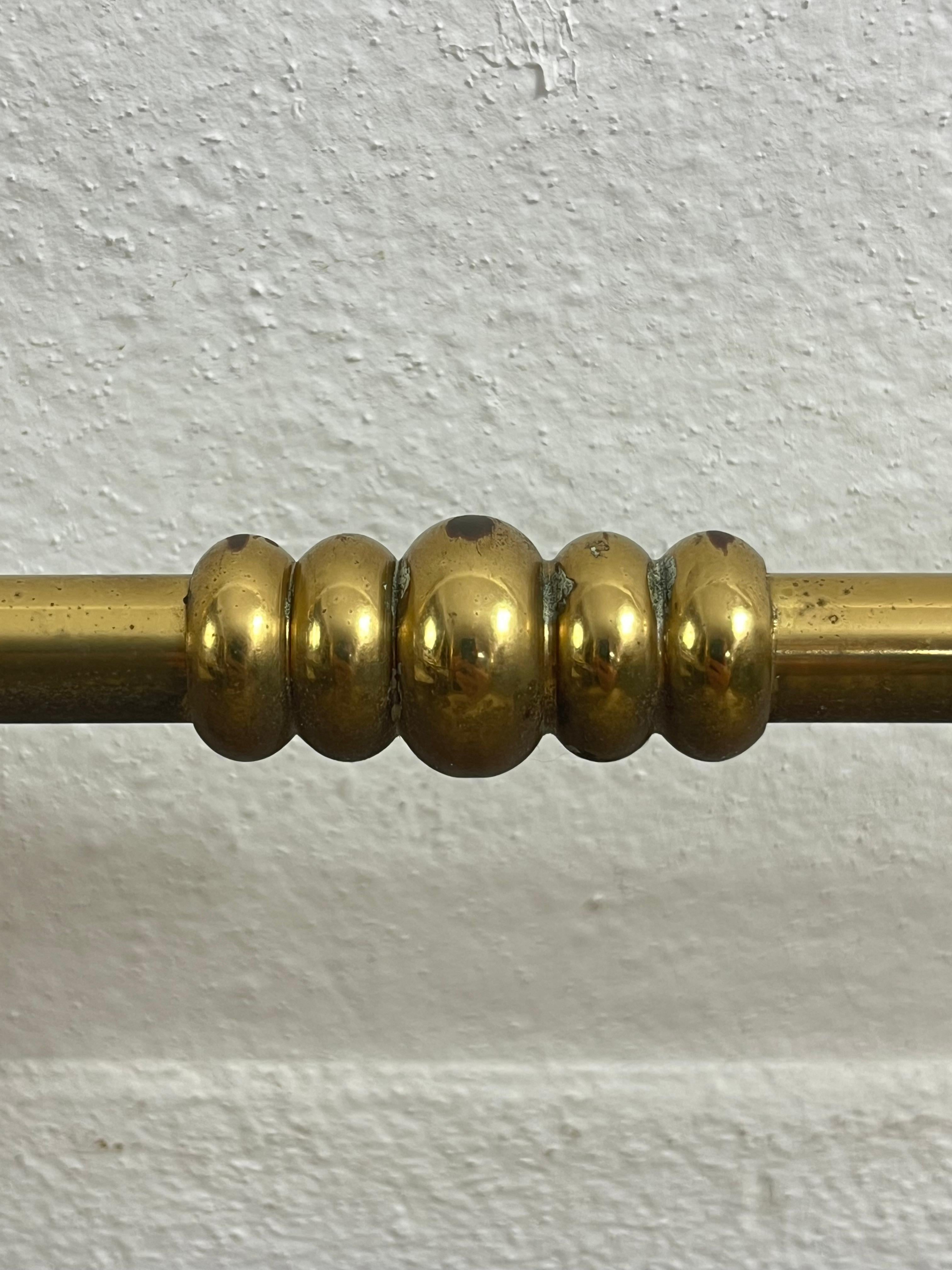 Set di 2 sedie neoclassiche in ottone della metà del secolo scorso, anni '50 in vendita 5