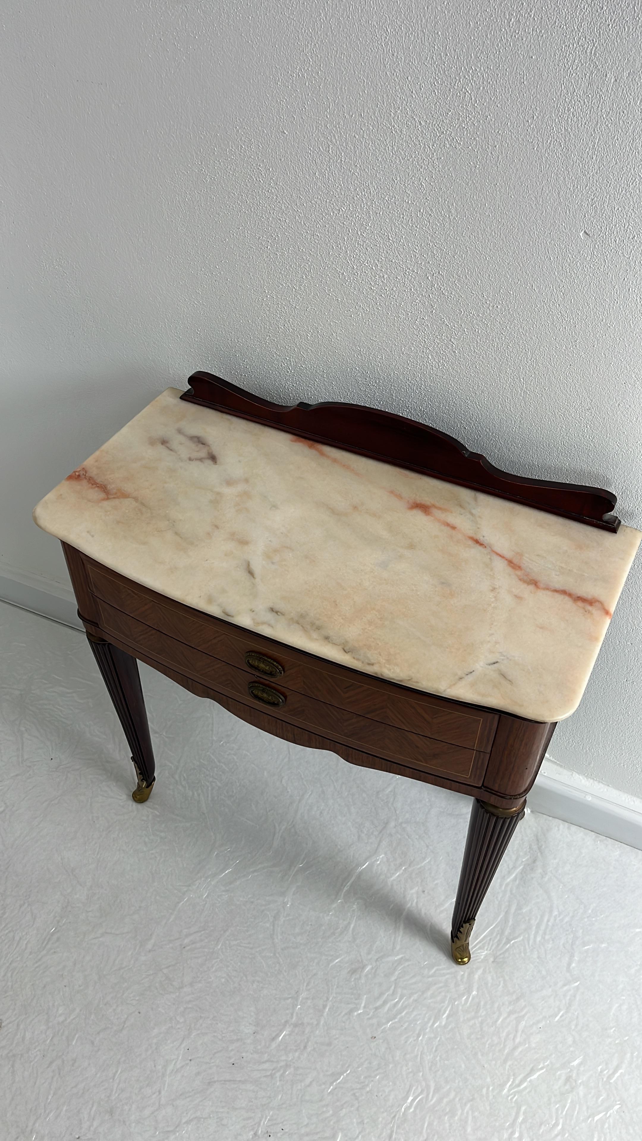Set of 2 Mid-century Italian Nightstands, 1950s in vendita 6