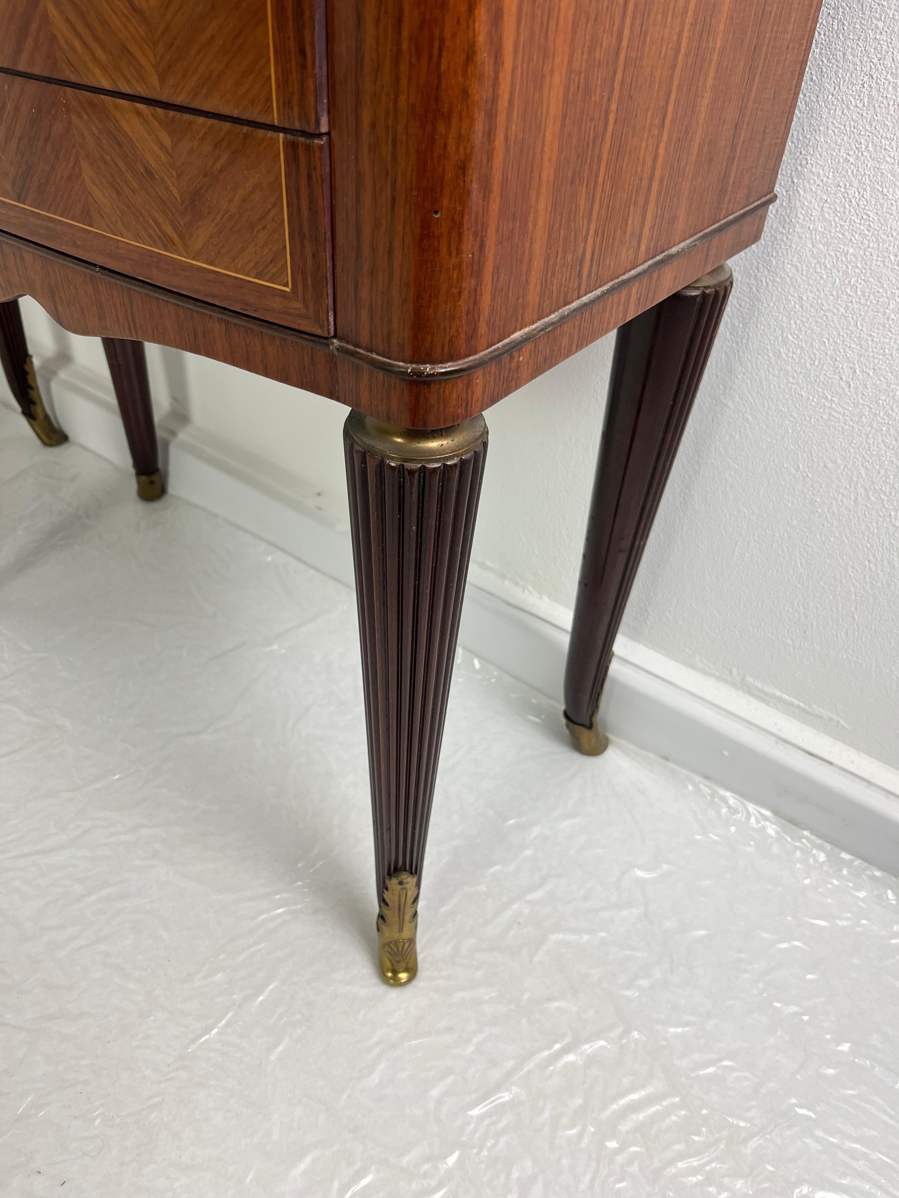 Set of 2 Mid-century Italian Nightstands, 1950s in vendita 2