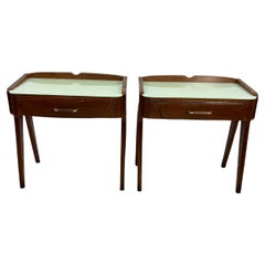 Set of 2 Mid-Century Italian Nightstands Attributed to Ico Parisi, 1950s