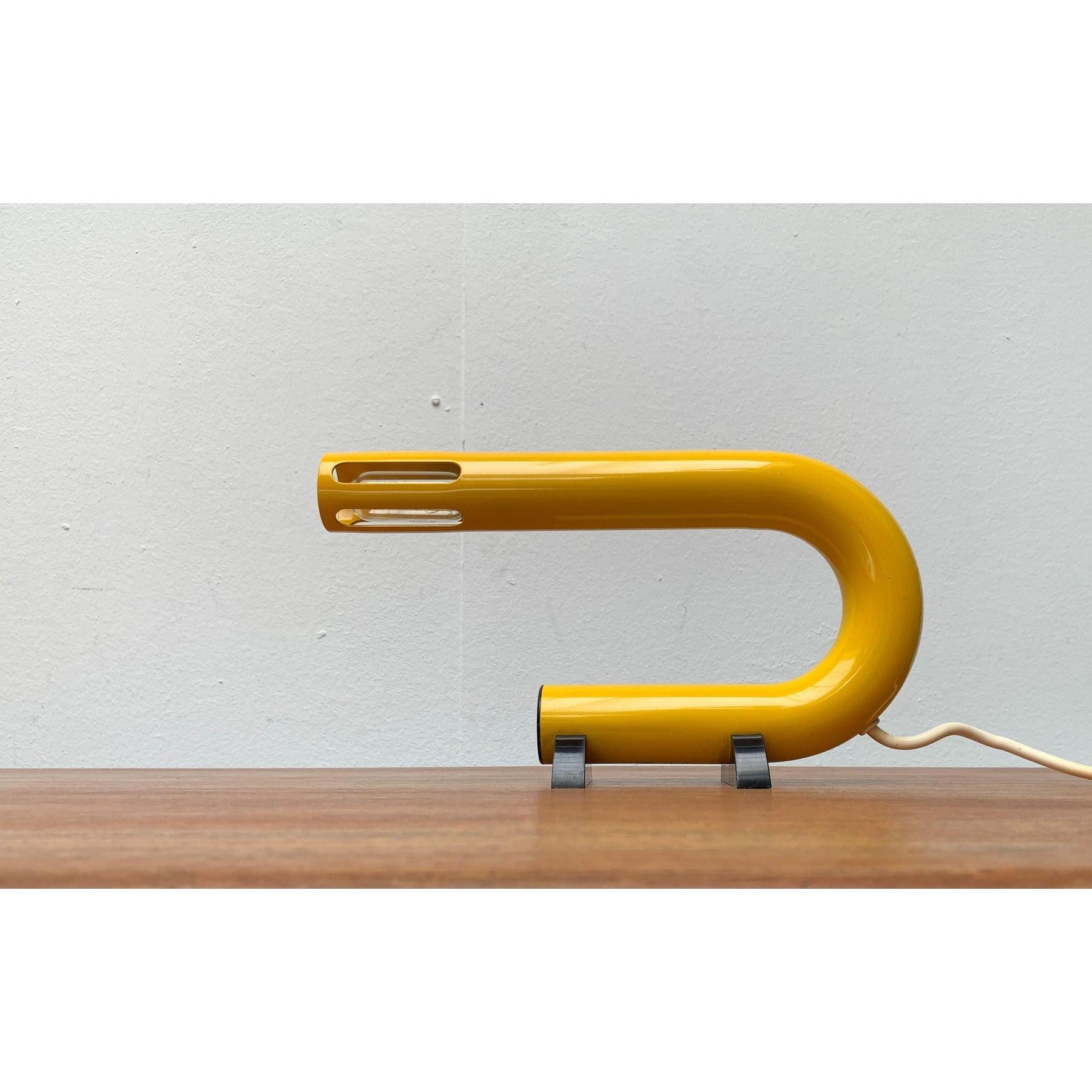 Set of 2 Mid-Century Italian Postmodern Space Age Model C 452 Table Lamps, 1960s For Sale 3