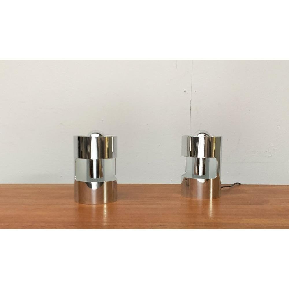 Lot de 2 lampes de table de l'ère spatiale italienne du milieu du siècle dernier, années 1960 en vente 3