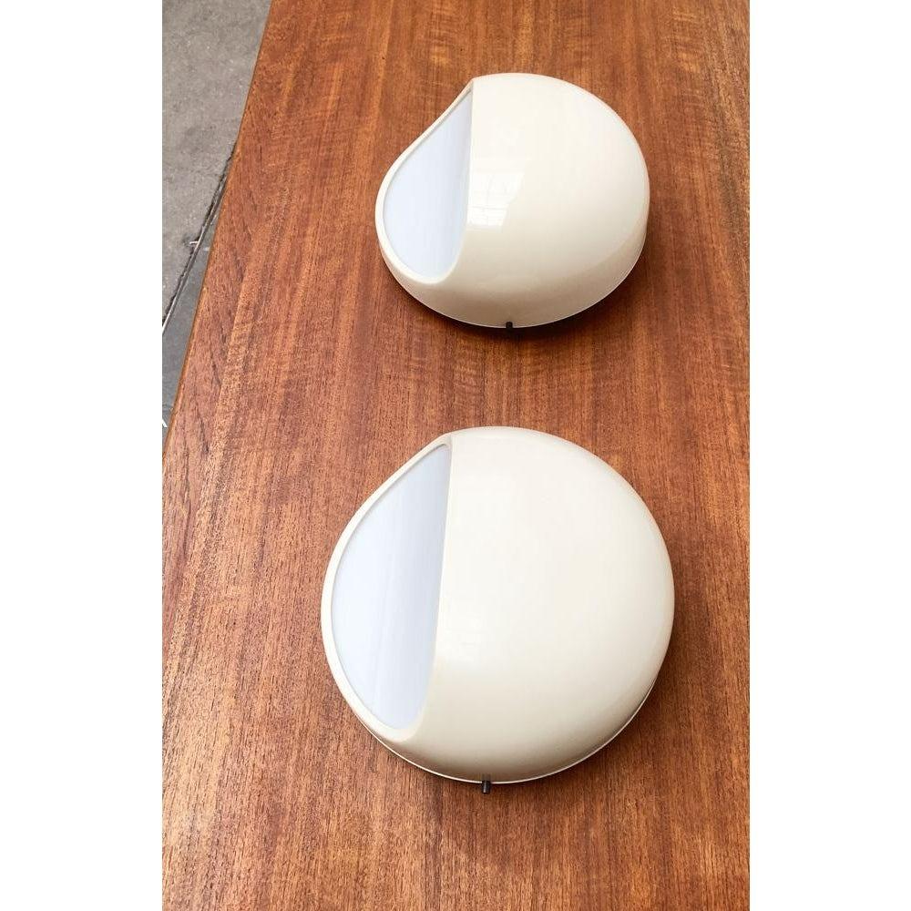 Lot de 2 appliques du milieu du siècle A Space par Gerd Lange pour Kartell, années 60 Excellent état - En vente à Hamburg, DE