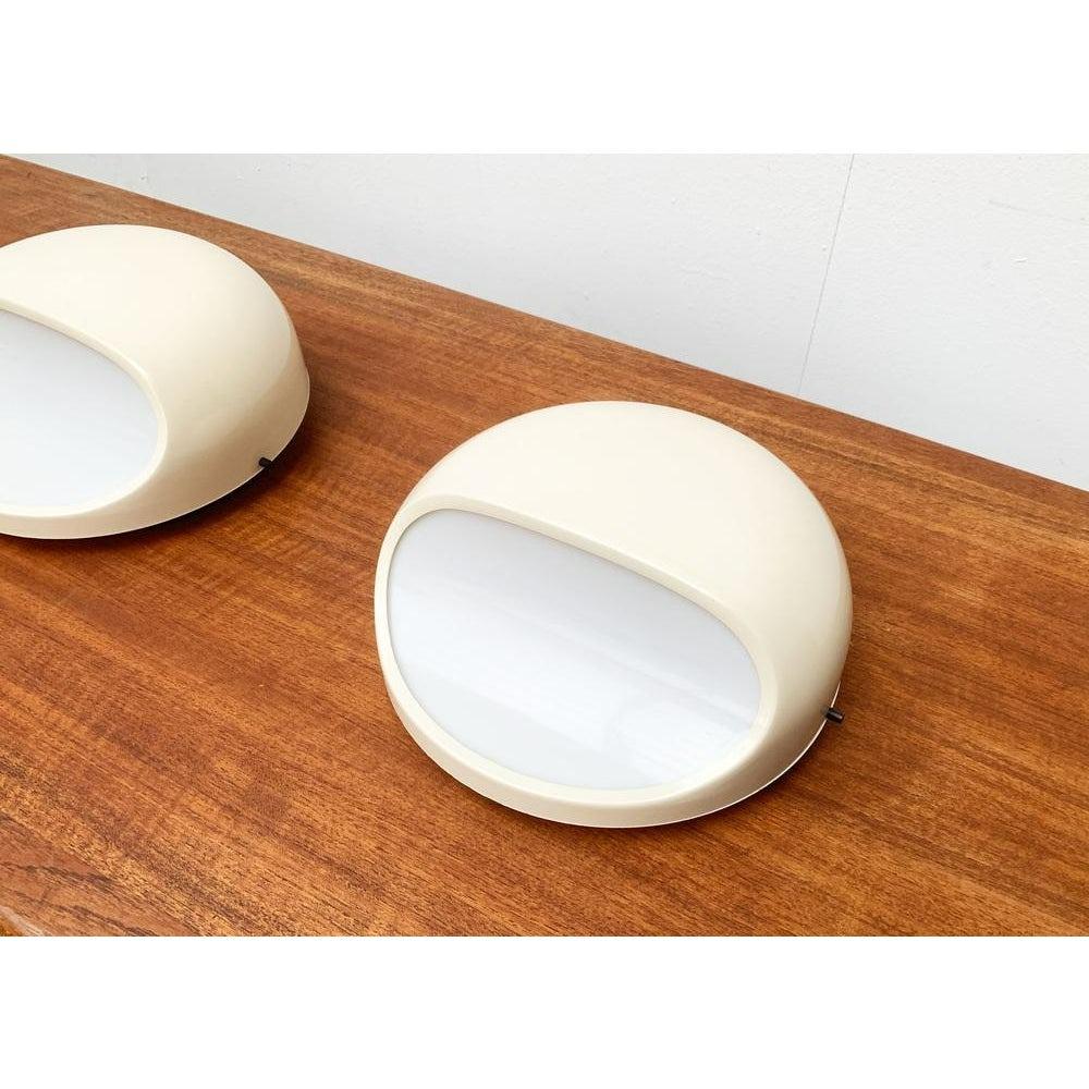 Lot de 2 appliques du milieu du siècle A Space par Gerd Lange pour Kartell, années 60 en vente 1