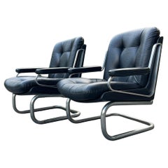 Set of 2 Mid-Century Lounge Chair, Italy, 1970s