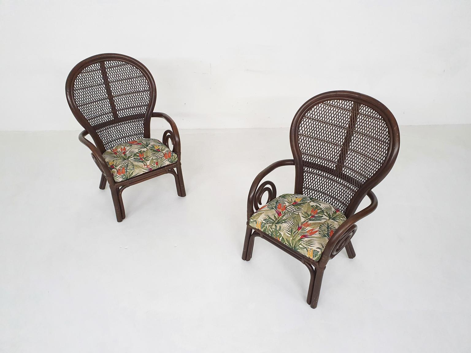 Set of 2 Midcentury Manou Lounge Chairs, 1970s In Good Condition In Amsterdam, NL