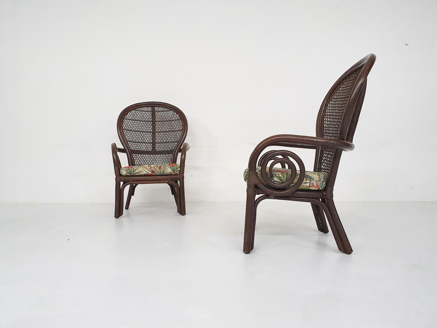 Set of 2 Midcentury Manou Lounge Chairs, 1970s 2