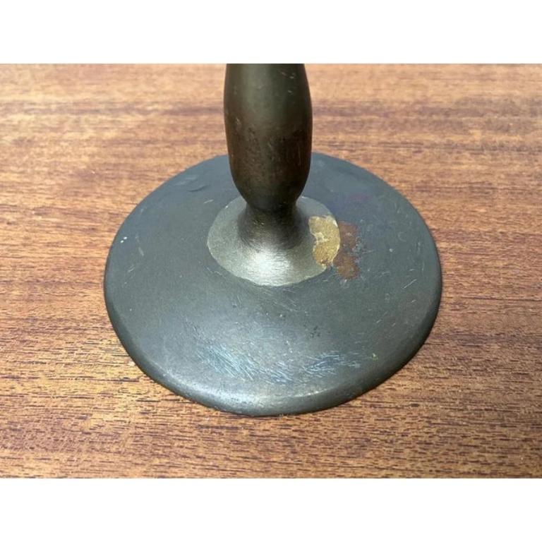 Metallo Set di 2 portacandele in metallo di metà secolo, anni '60 in vendita