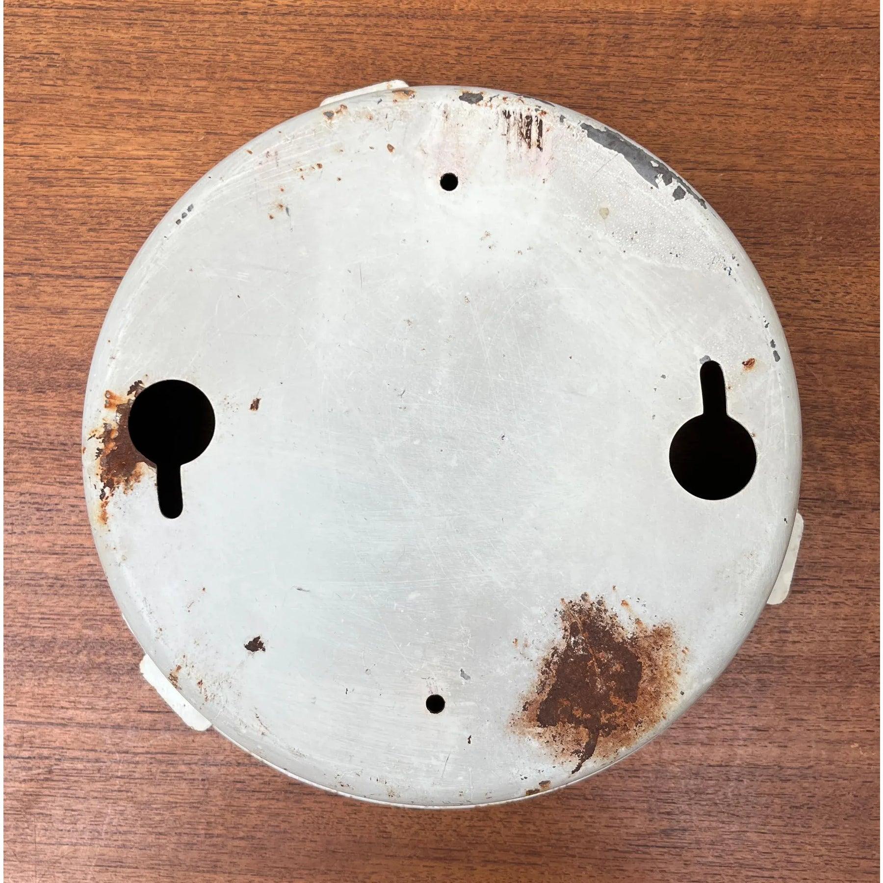 Set di 2 lampade da soffitto minimaliste di metà secolo in ottone e vetro, anni '50 in vendita 6