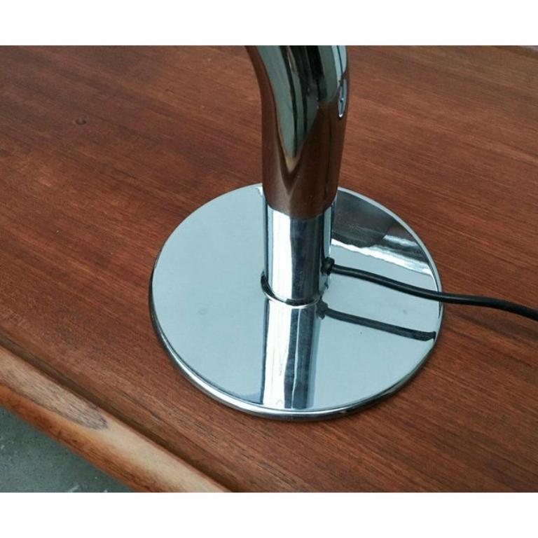 Set of 2 Mid-Century Minimalist Gulp Table Lamps by Ingo Maurer, 1960s For Sale 5