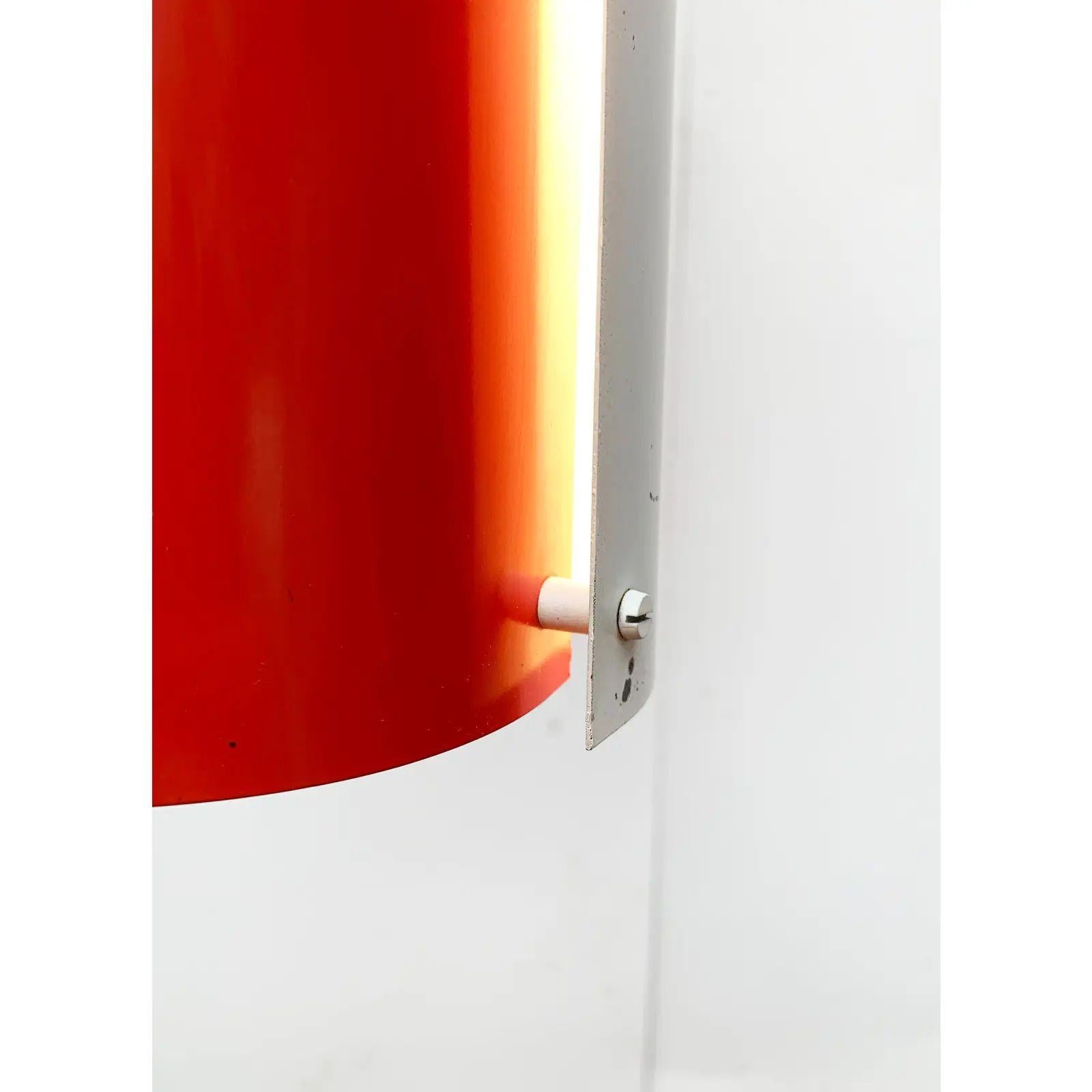 Set di 2 lampade a sospensione in metallo minimaliste di metà secolo, anni '60 in vendita 4