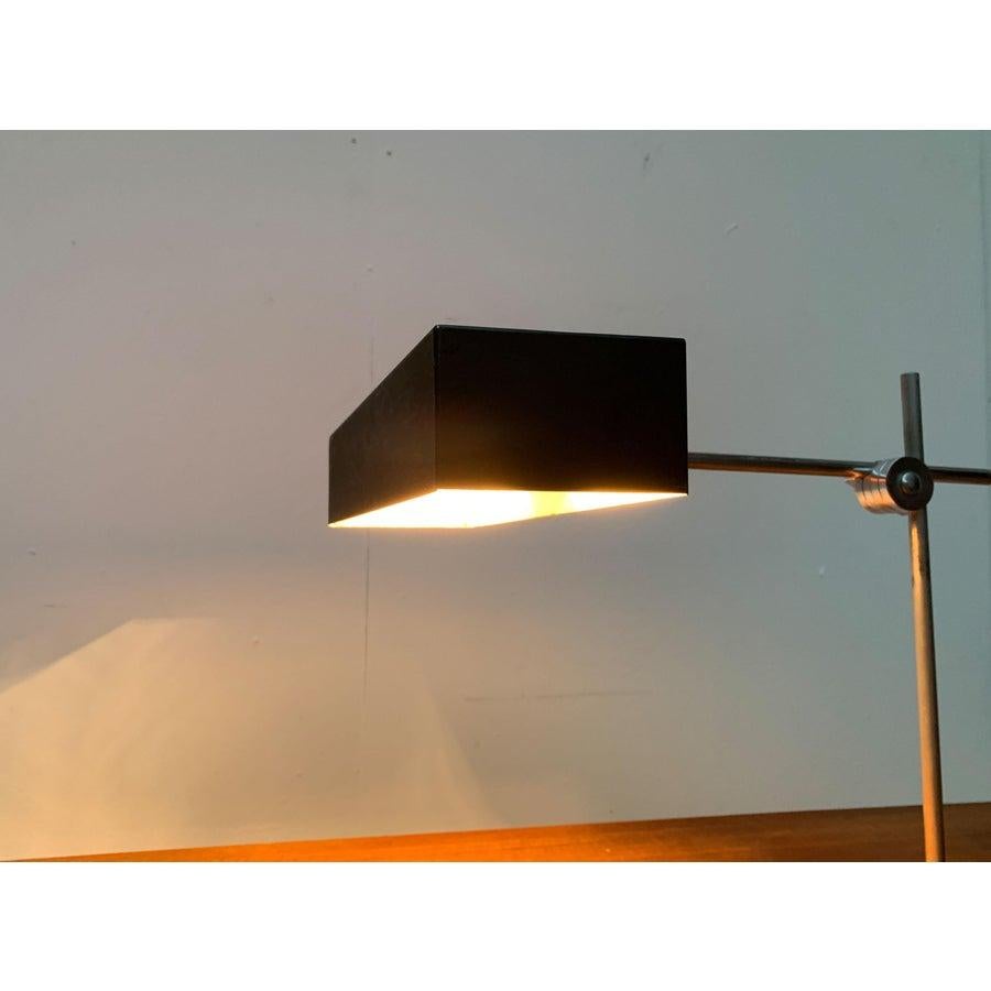 Set of 2 Mid-Century Minimalist Table Lamp, 1960s In Excellent Condition For Sale In Hamburg, DE