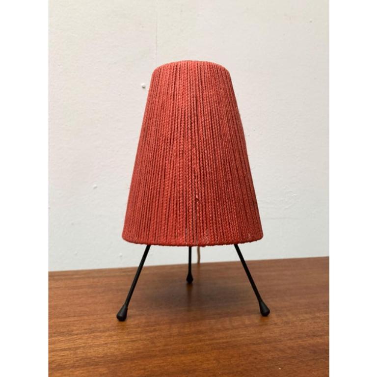 Set of 2 Mid-Century Minimalist Tripod Table Lamps, 1960s For Sale 5