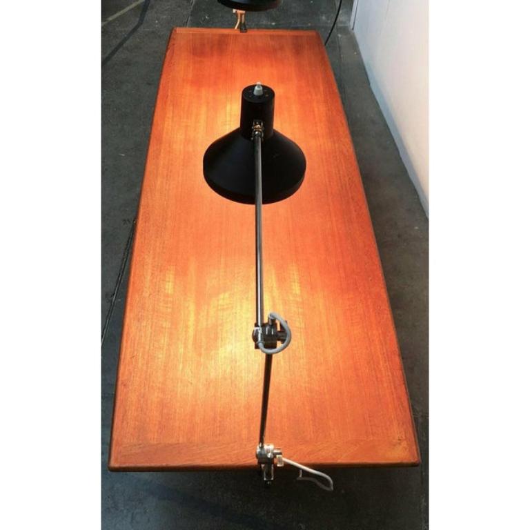 Set of 2 Mid-Century Model Nr. 2002 Table Clamp Lamp from Elux, 1960s For Sale 1
