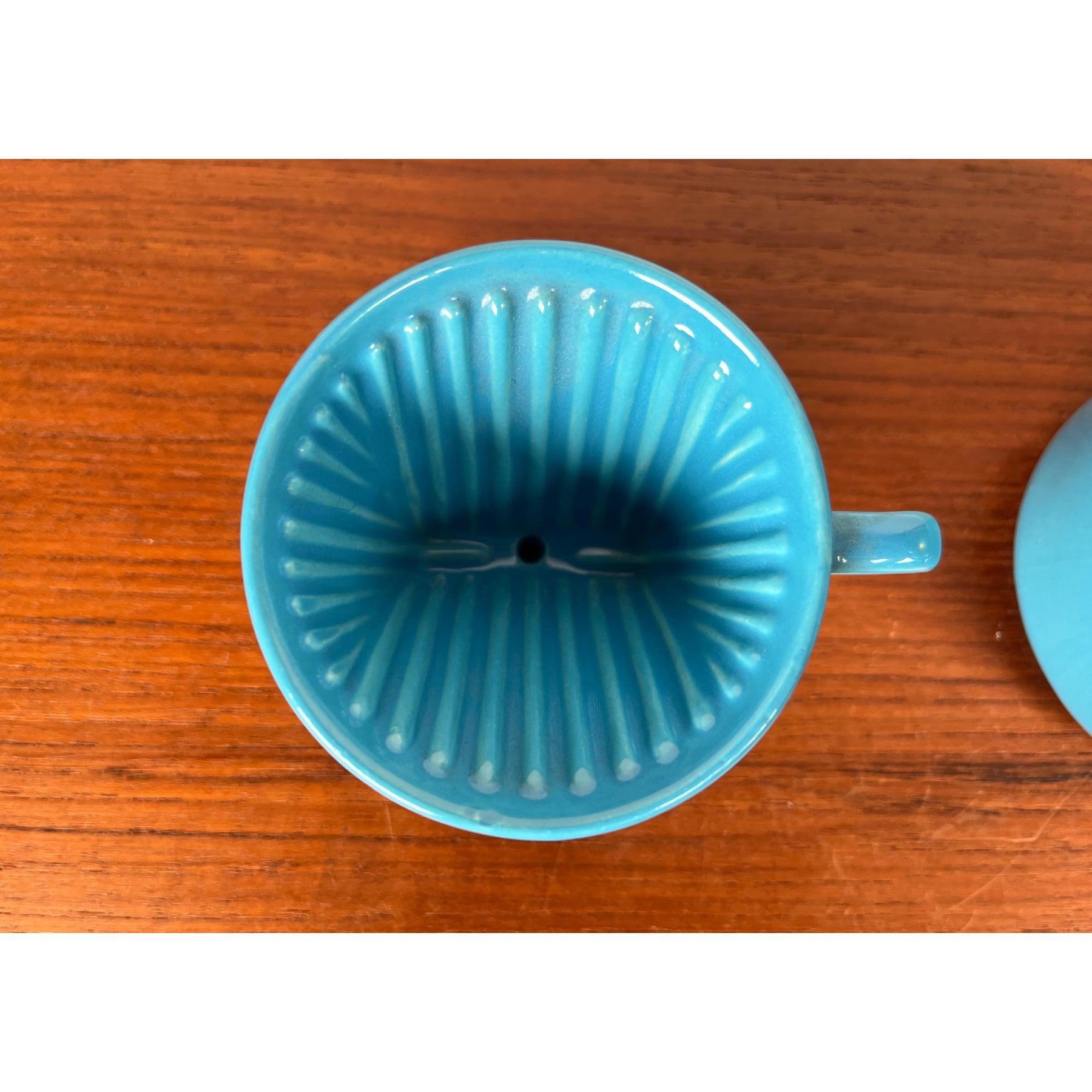 Set di 2 filtri per caffè e caffettiere in ceramica a forma di marionetta, anni '60 in vendita 5