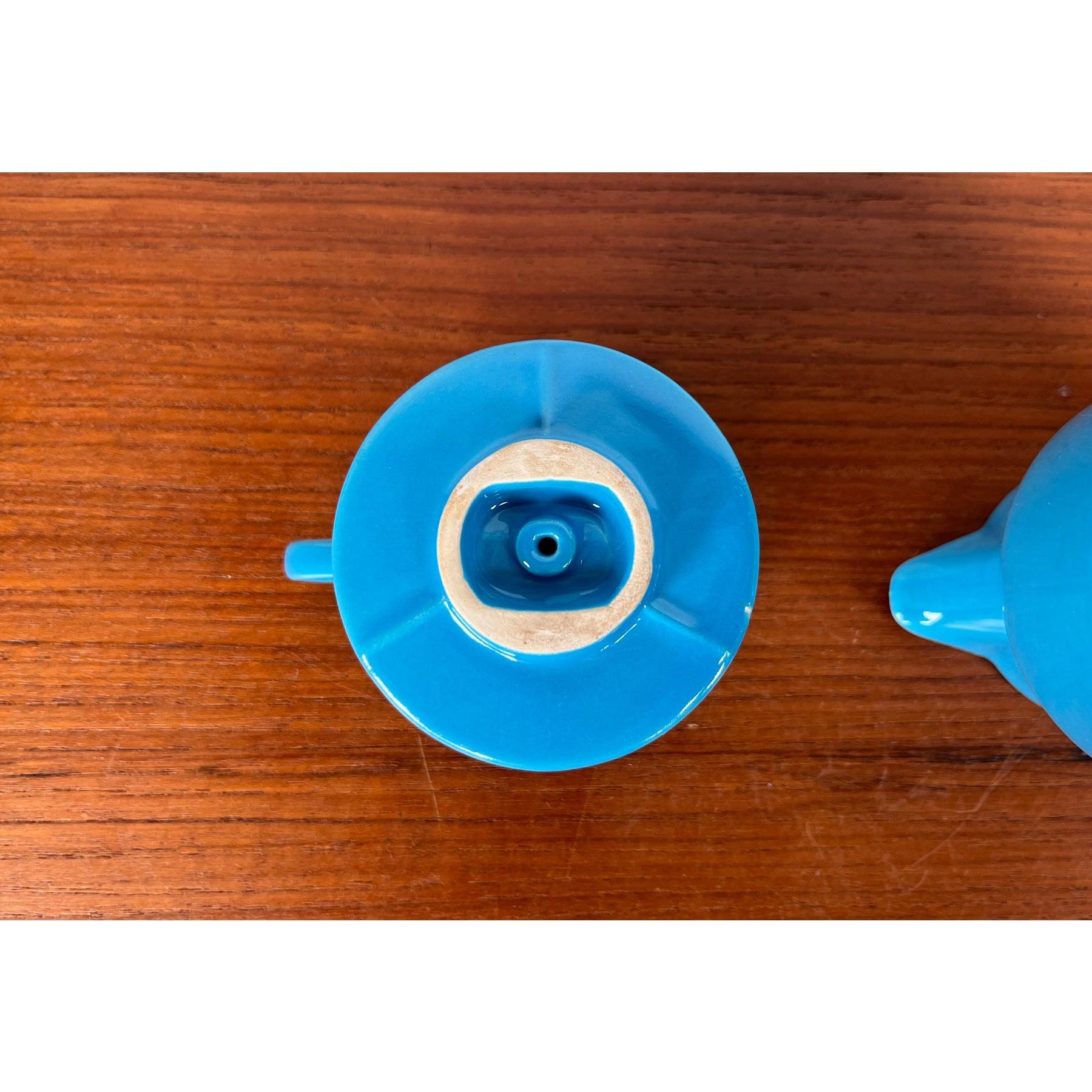 Set di 2 filtri per caffè e caffettiere in ceramica a forma di marionetta, anni '60 in vendita 8