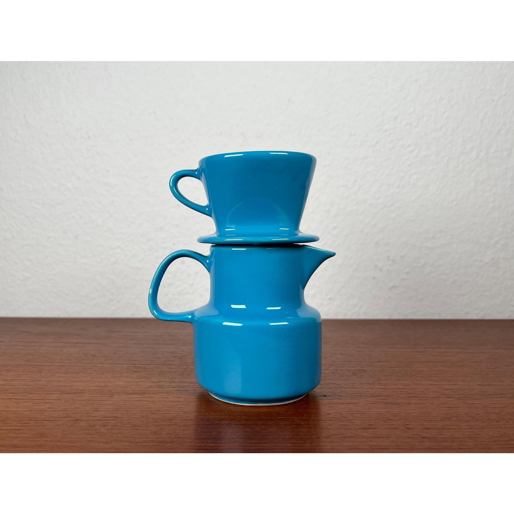 Set di 2 filtri per caffè e caffettiere in ceramica a forma di marionetta, anni '60 in vendita 9