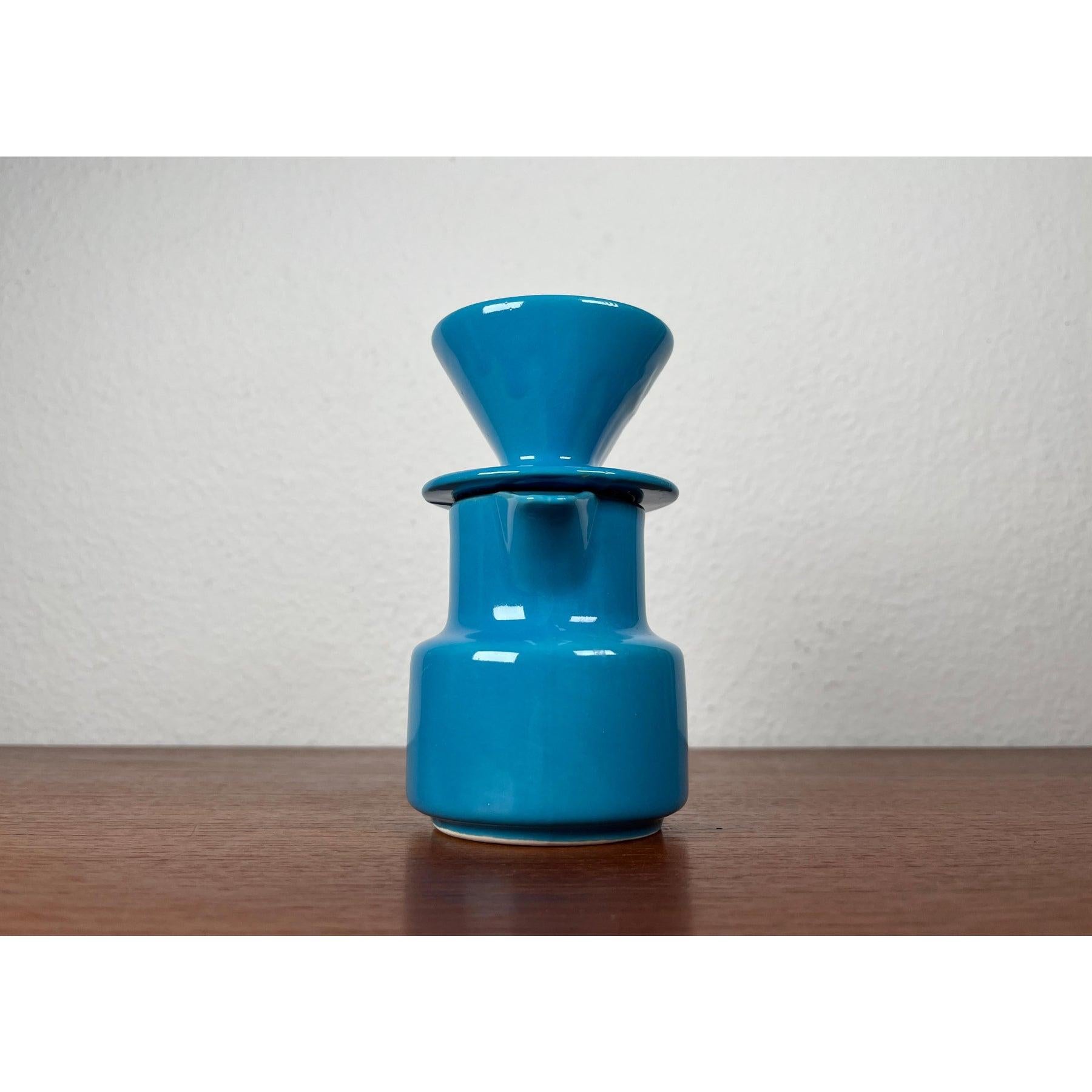 Set di 2 filtri per caffè e caffettiere in ceramica a forma di marionetta, anni '60 in vendita 1