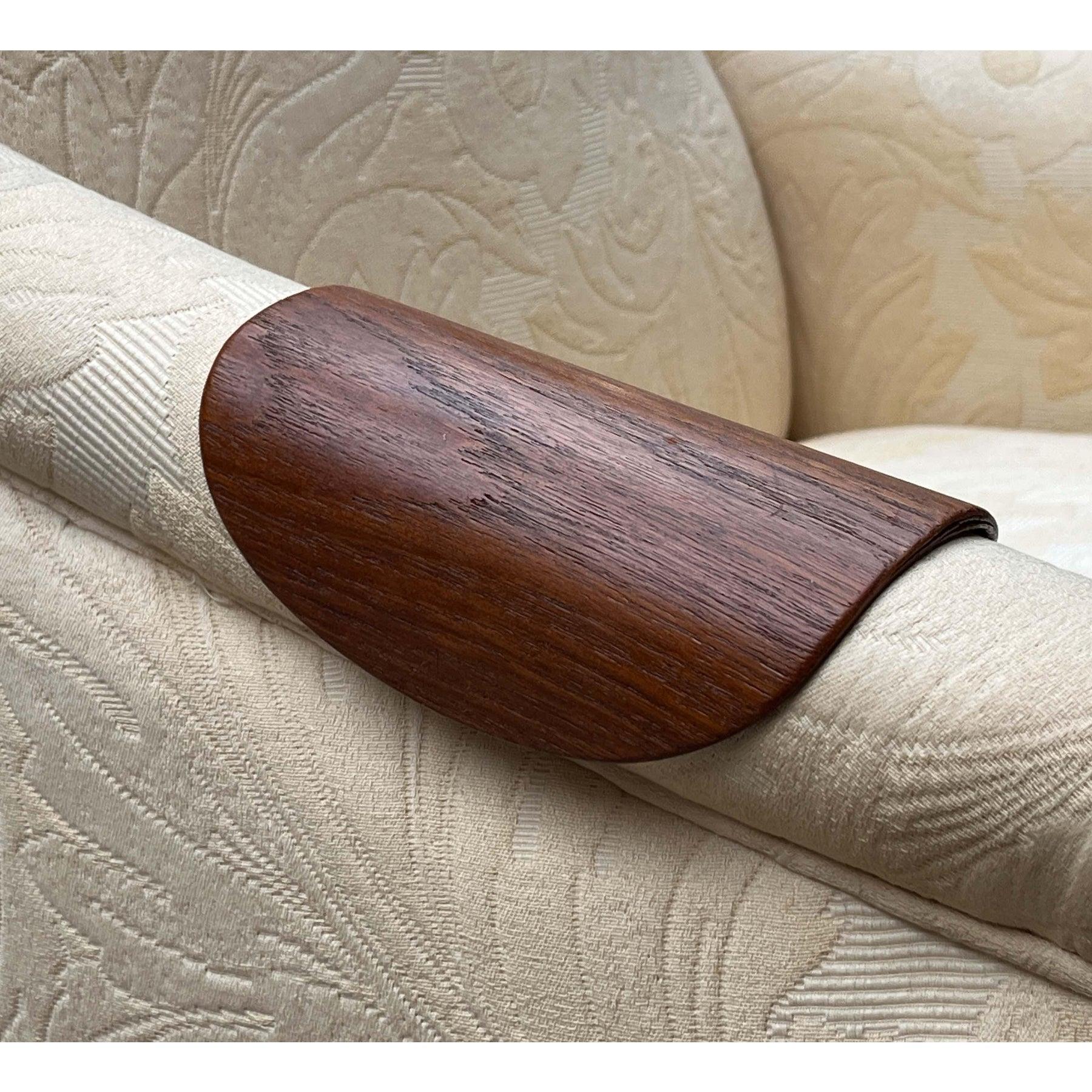 Set of 2 Mid-Century Modern Danish Teak Armrests from Frem Røjle, 1960s For Sale 12