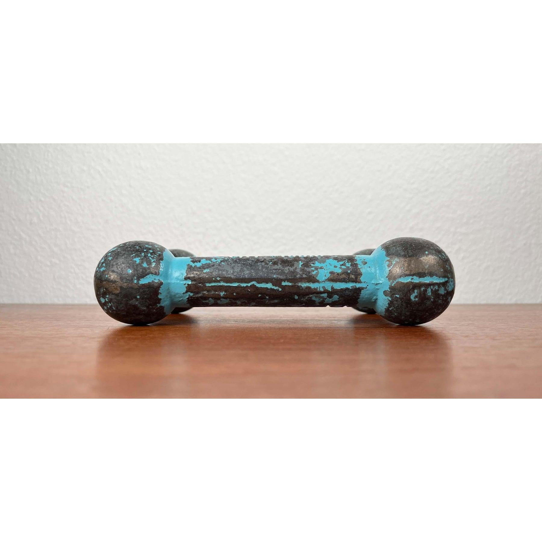 Set of 2 Mid-Century Modern Dumbbells, 1960s For Sale 5