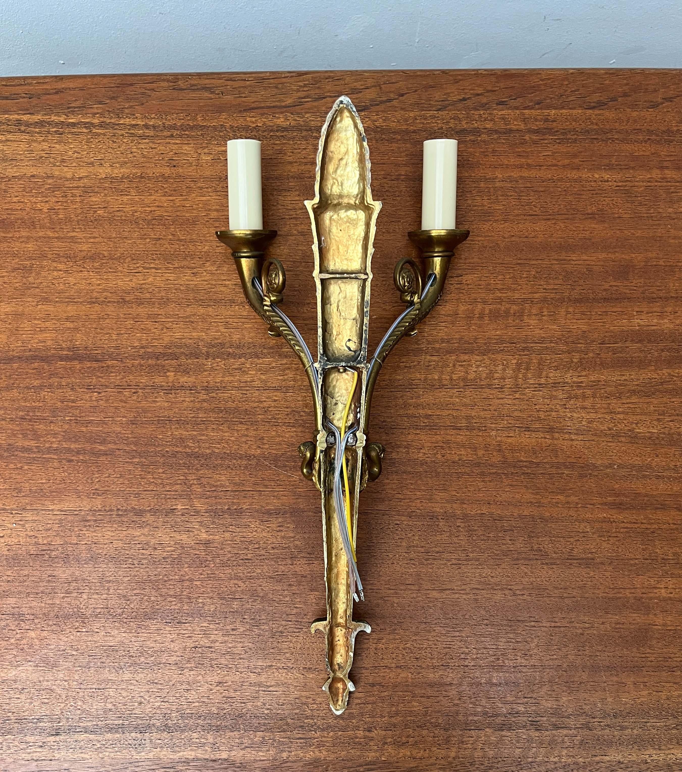 Set di 2 lampade neoclassiche italiane della metà del secolo scorso, anni '60 in vendita 11