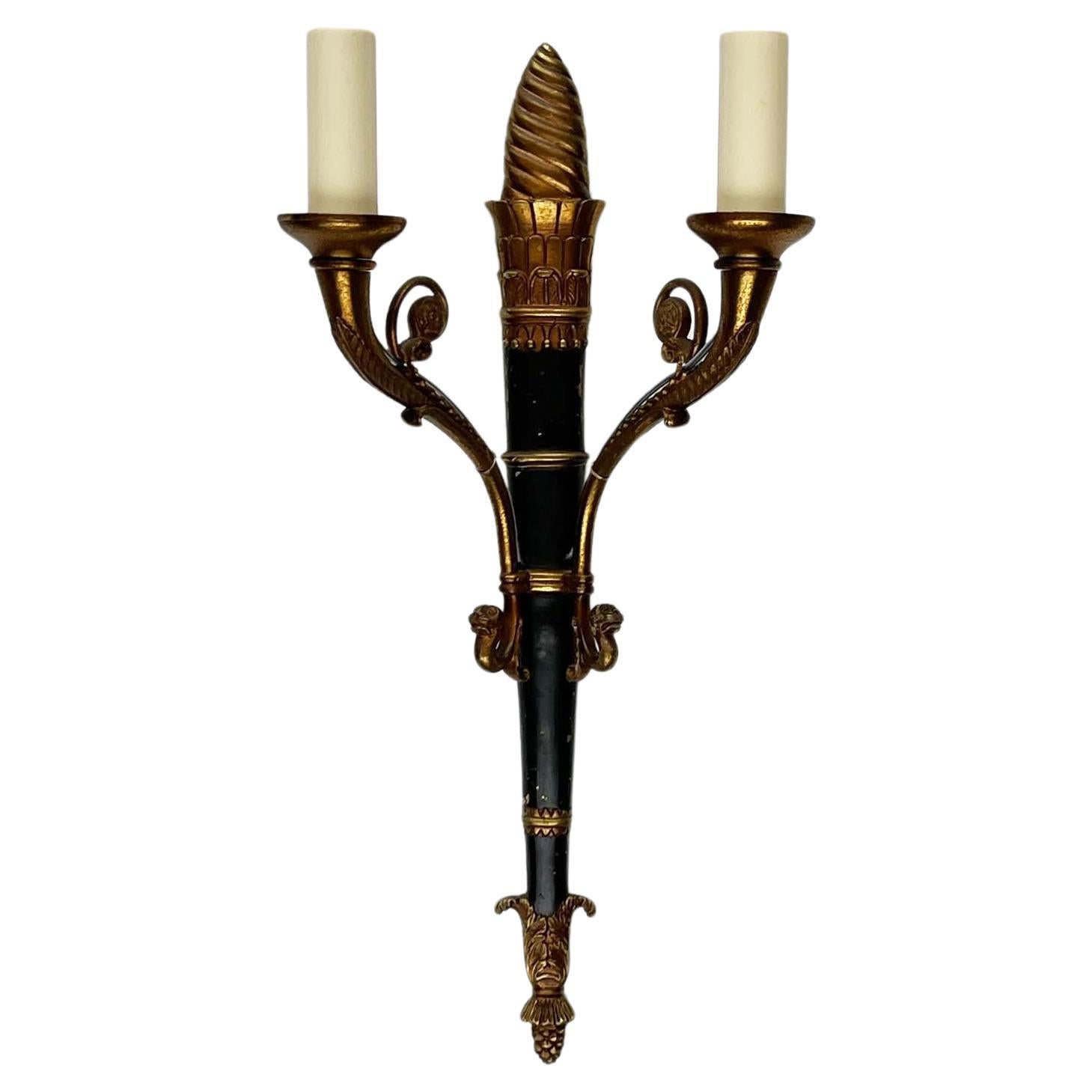 Set di 2 lampade neoclassiche italiane della metà del secolo scorso, anni '60