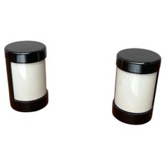 Lote de 2 lámparas de sobremesa italianas de mediados de siglo de la Era Espacial Bohr Valenti