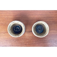 Set of 2 Mid-Century Modern Pottery Bowls by Tue Poulsen for Tue Keramik, 1960s