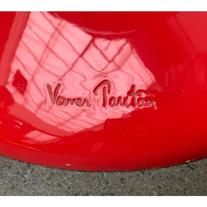 Set di 2 sedie Panton di metà secolo di Verner Panton, anni '80 in vendita 4