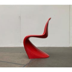 2 Beistellstühle von Verner Panton aus der Mitte des Jahrhunderts, 1980er Jahre