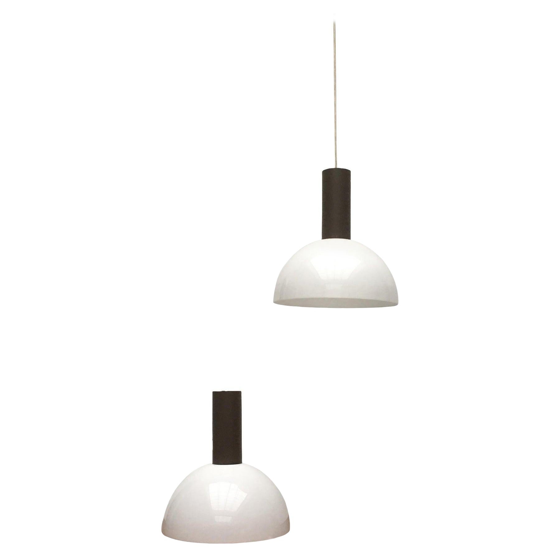 Set of 2 Mid-Century Pendant Lamps from Beisl Leuchten For Sale