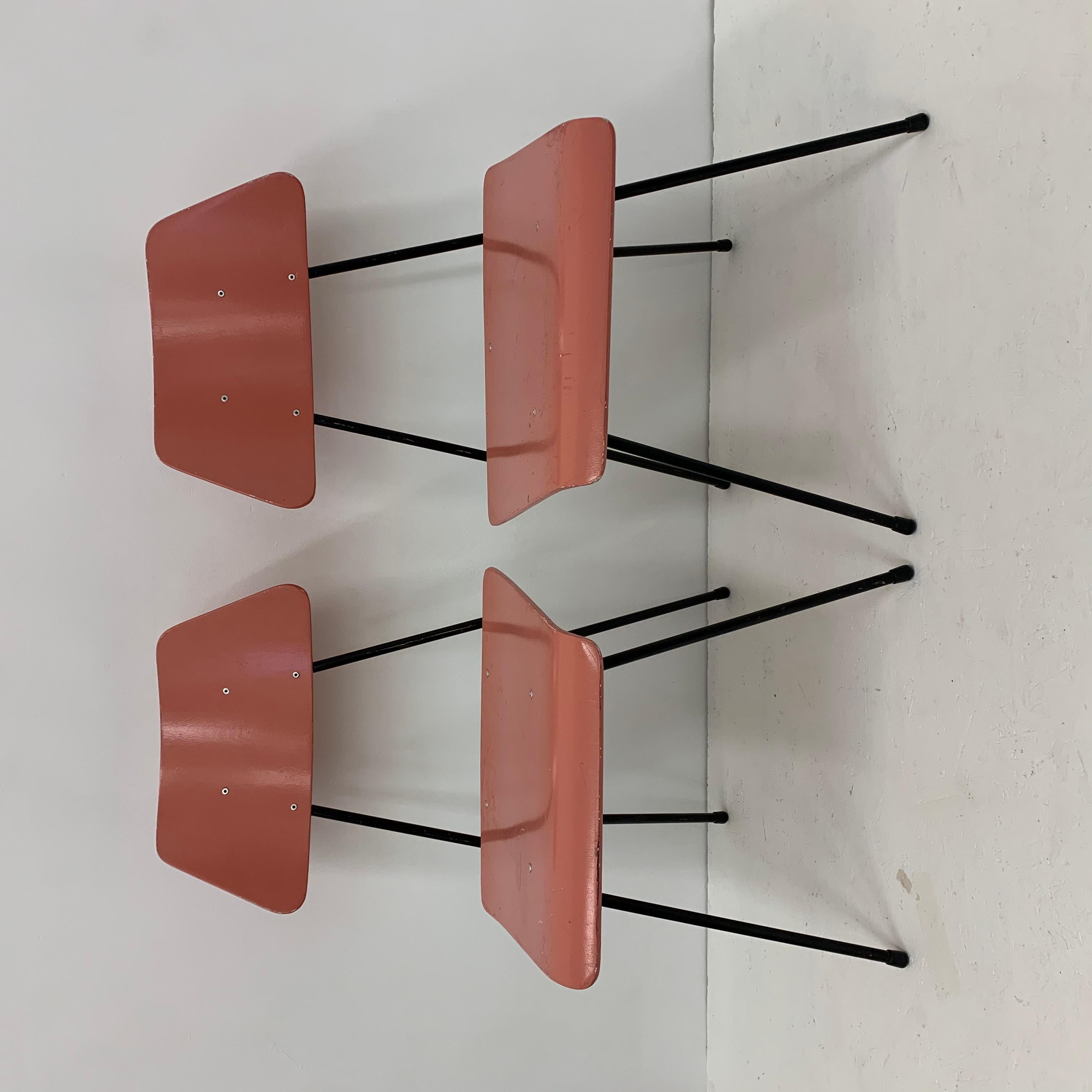 Set of 2 Mid-century rare Rudolf Wolf for Elsrijk wooden chairs , 1950’s vintage For Sale 5