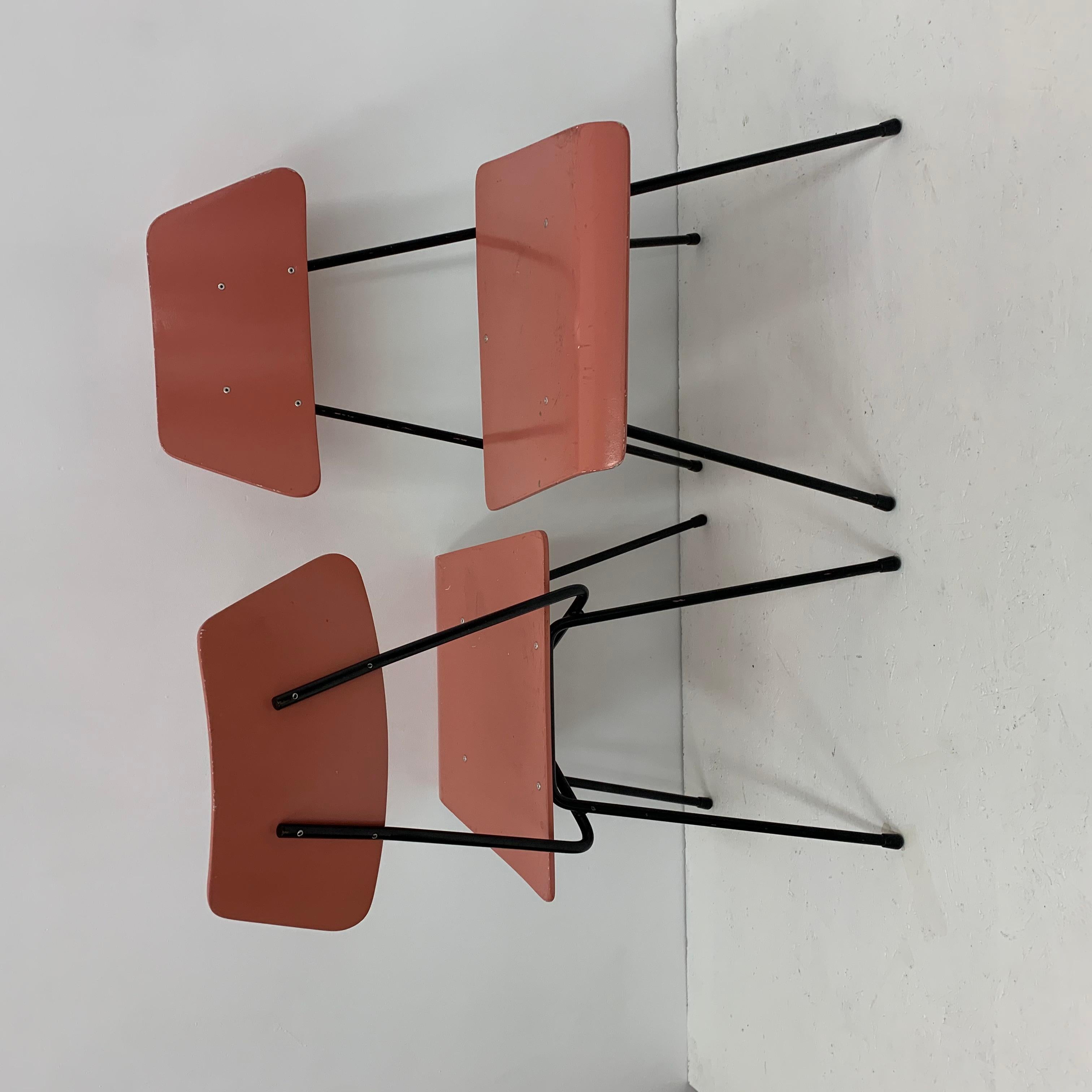Set of 2 Mid-century rare Rudolf Wolf for Elsrijk wooden chairs , 1950’s vintage For Sale 13