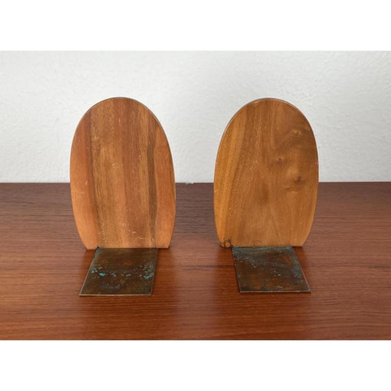XX secolo Set di 2 reggilibri scandinavi di metà secolo in Wood, anni '60 in vendita