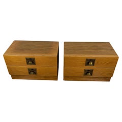 Set of 2 Mid-Century Scandinavian Minimalist Bedside Tables of Johannes Andersen