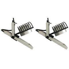 Set of 2 Mid-Century Sintesi Sospensione Cavo Pendants by Ernesto Gismondi