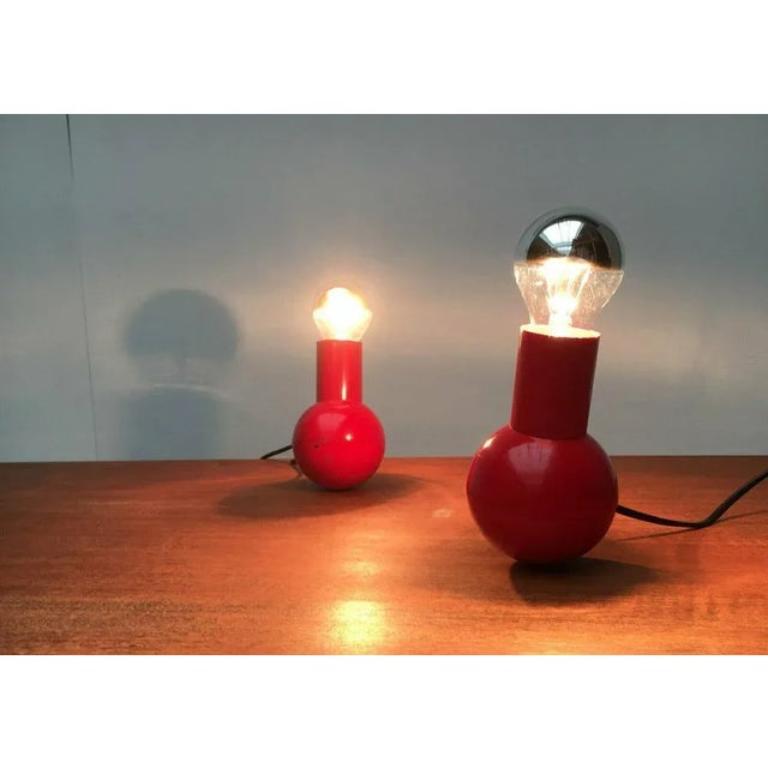 Set of 2 Mid-Century Space Age Balancing Table Lamps, 1960s For Sale 4