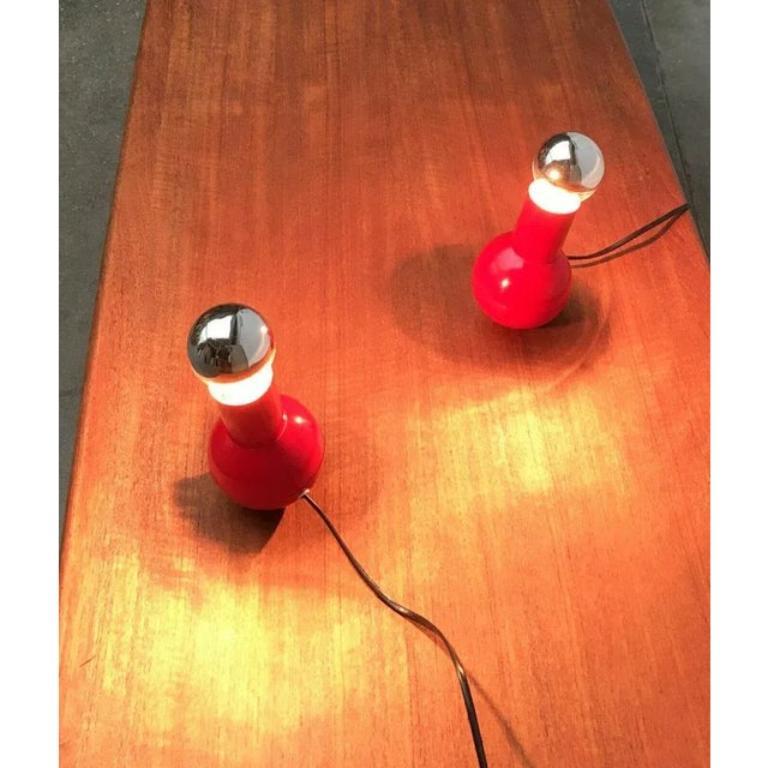 Set of 2 Mid-Century Space Age Balancing Table Lamps, 1960s For Sale 6