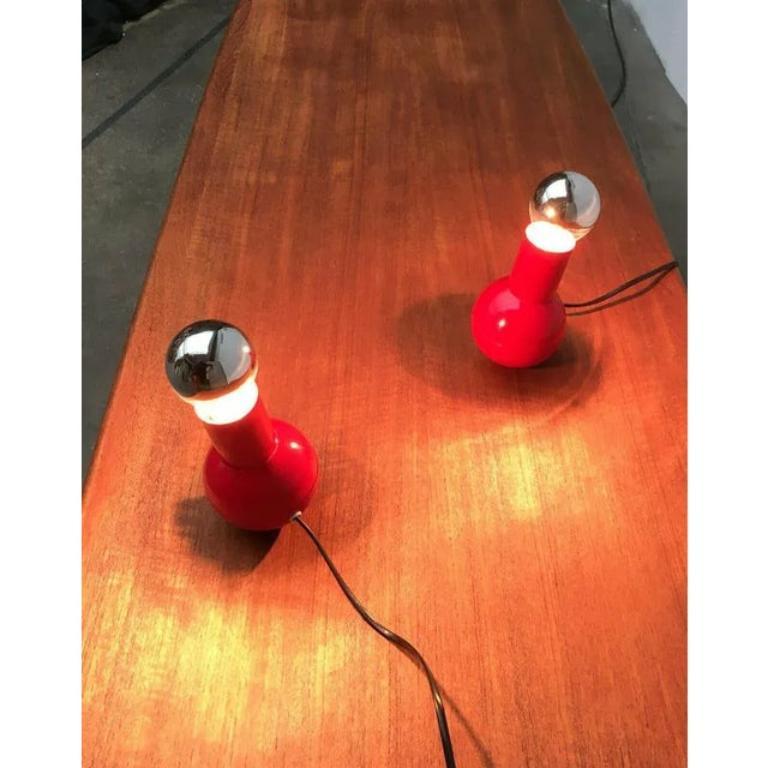 Mid-Century Modern Set of 2 Mid-Century Space Age Balancing Table Lamps, 1960s For Sale