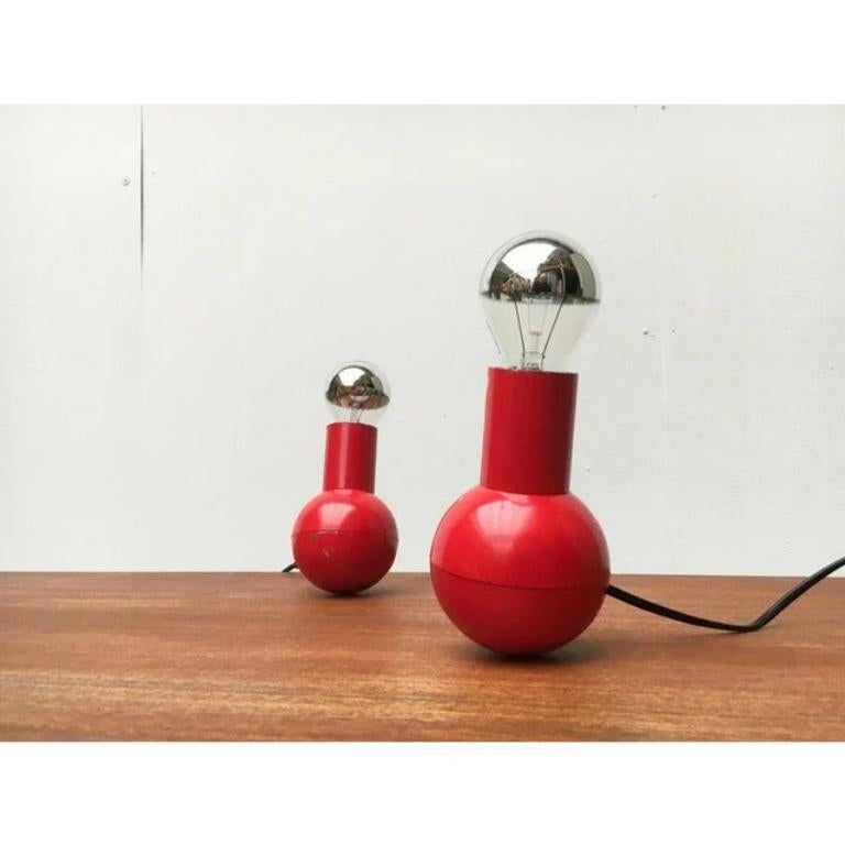 Set of 2 Mid-Century Space Age Balancing Table Lamps, 1960s For Sale 2
