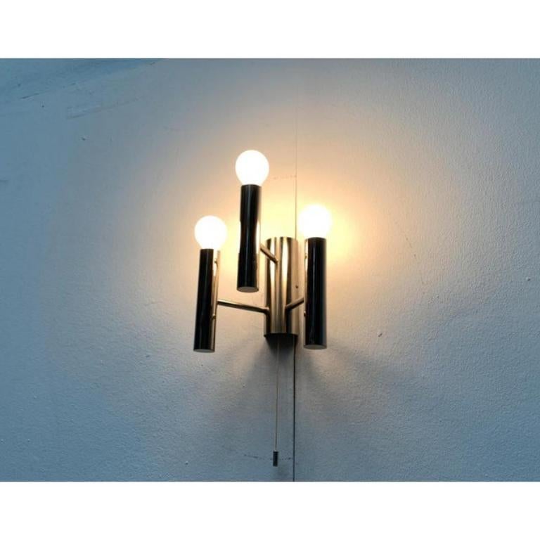 Set di 2 lampade da parete in cromo Space AGE di metà secolo, anni '60 in vendita 4